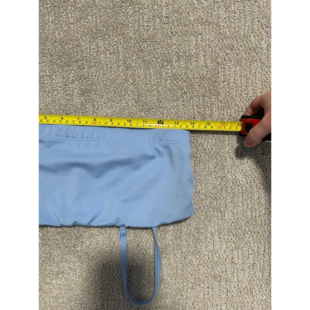 Gymshark Bandeau Sports Bra‎ Light Blue Adjustable Straps B2A2J Womens Large - Picture 4 of 4
